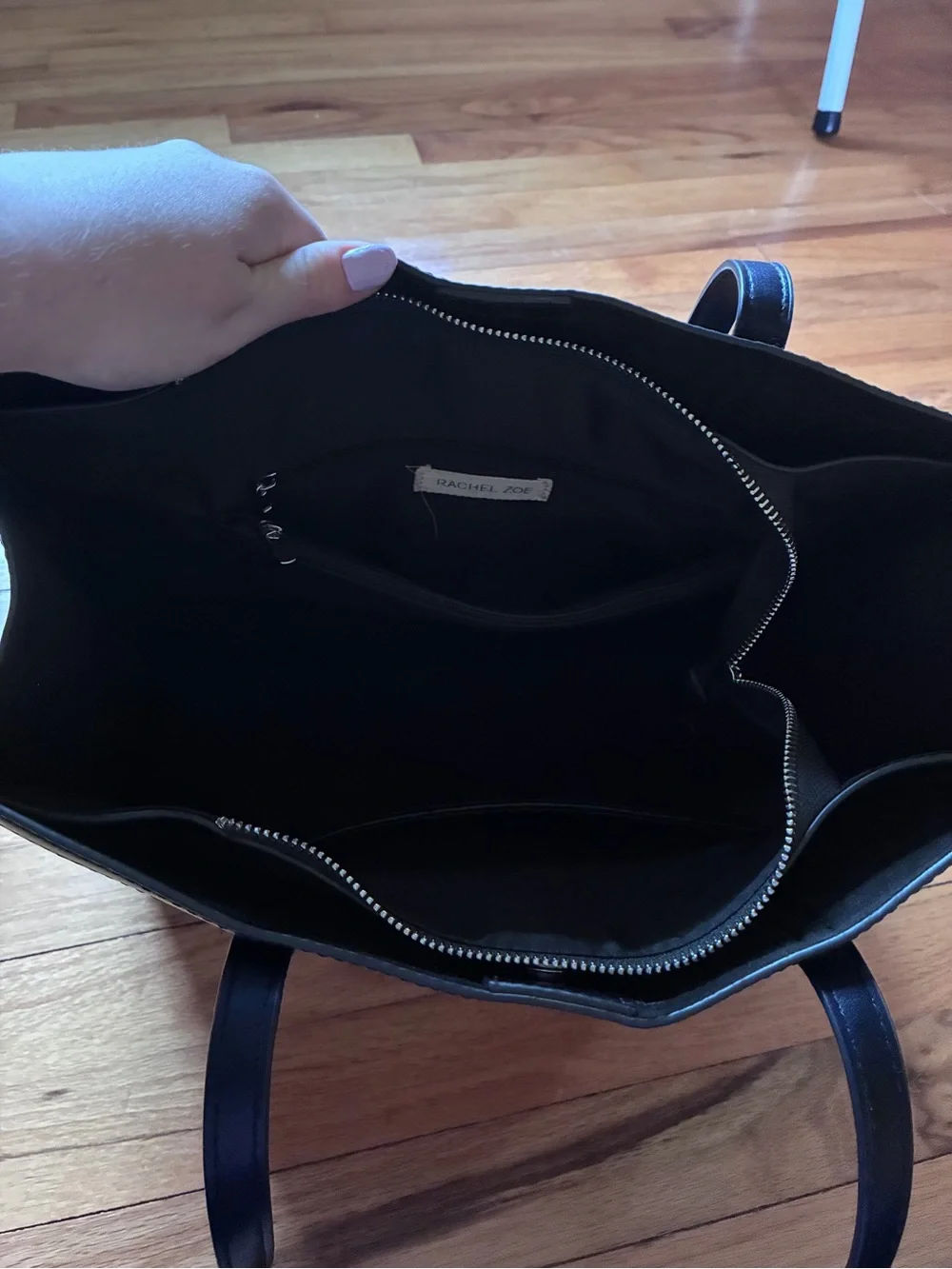 Black Rachel Zoe Tote Purse